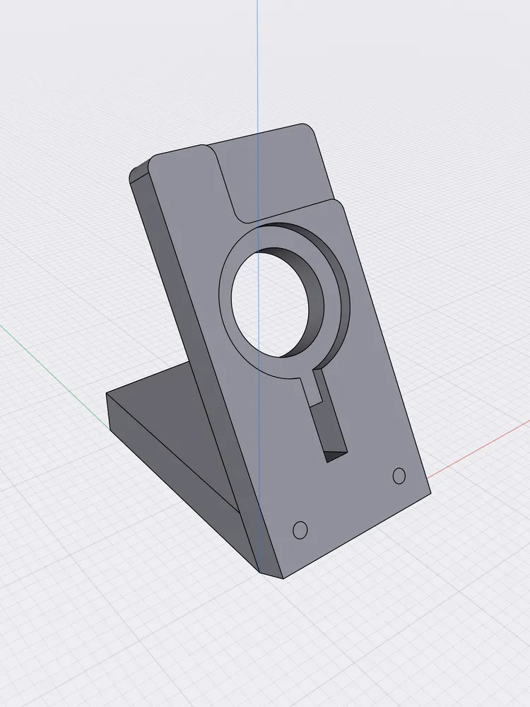 3D CAD render of the MagSafe stand